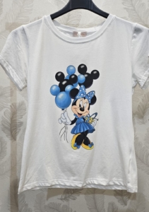 stampa minnie blu